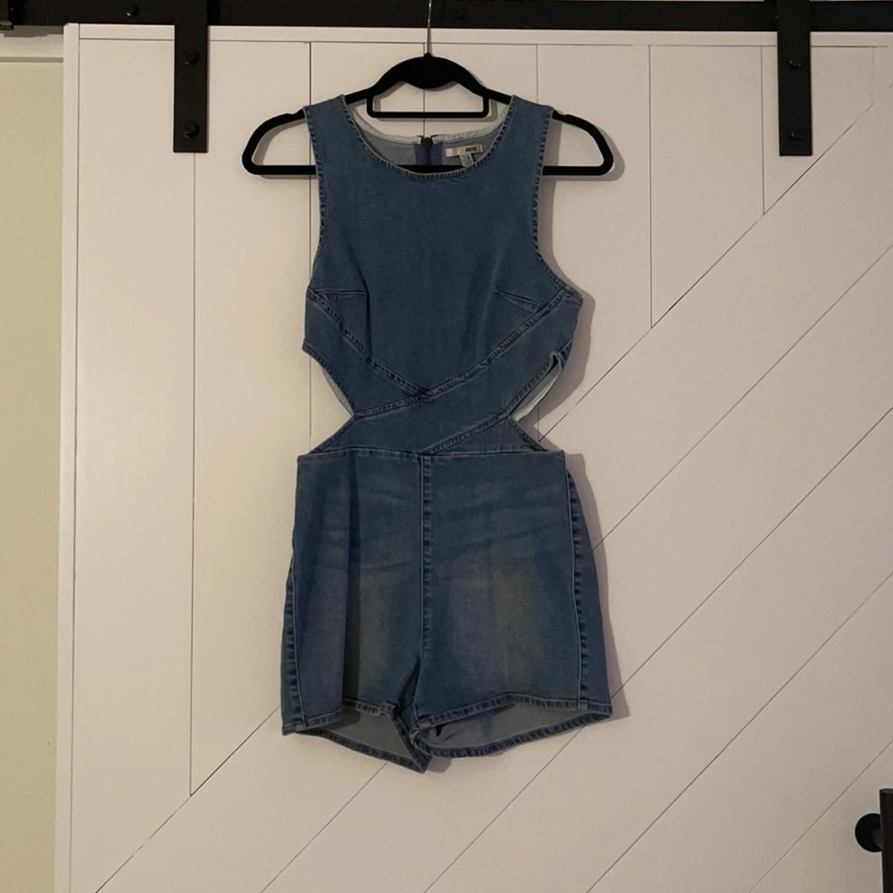 Amuse Society Denim Romper
